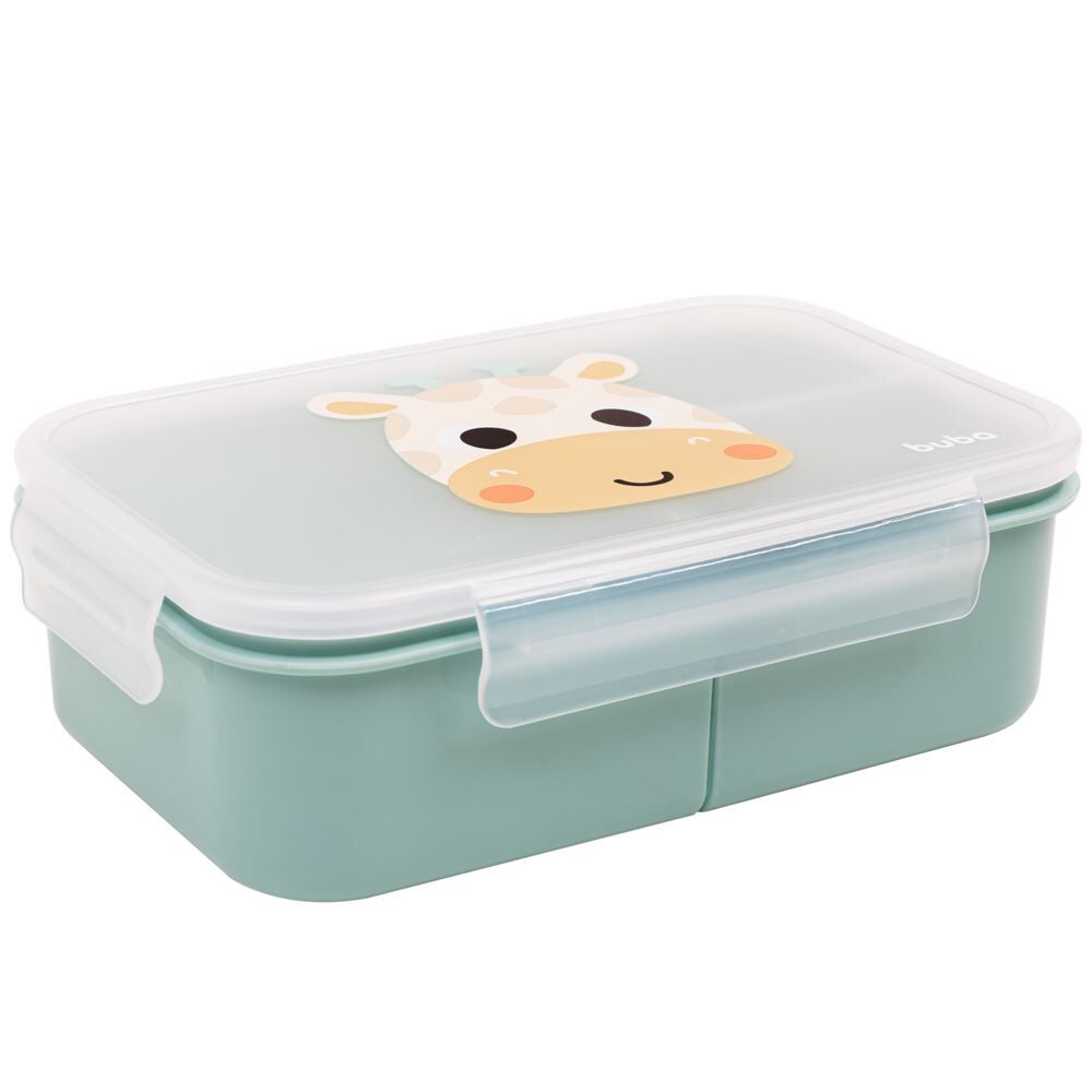 Lancheira com Divisórias Lunchbox Buba Zoo - Girafa