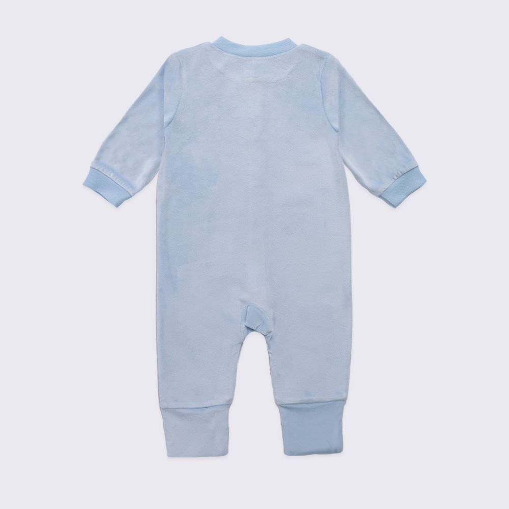 Macacão Bebê Menino Em Plush Com Pé Reversível Yoyo Baby