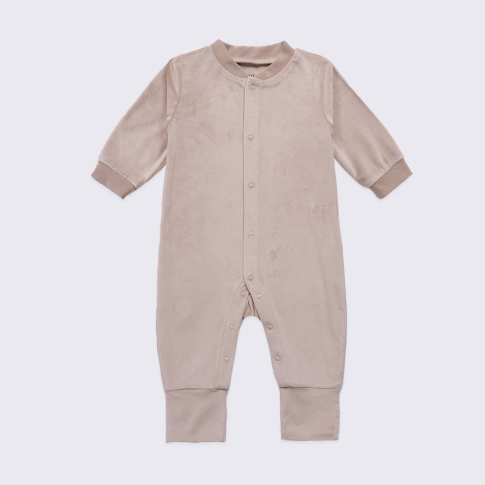 Macacão Bebê Menino Em Plush Com Pé Reversível Yoyo Baby