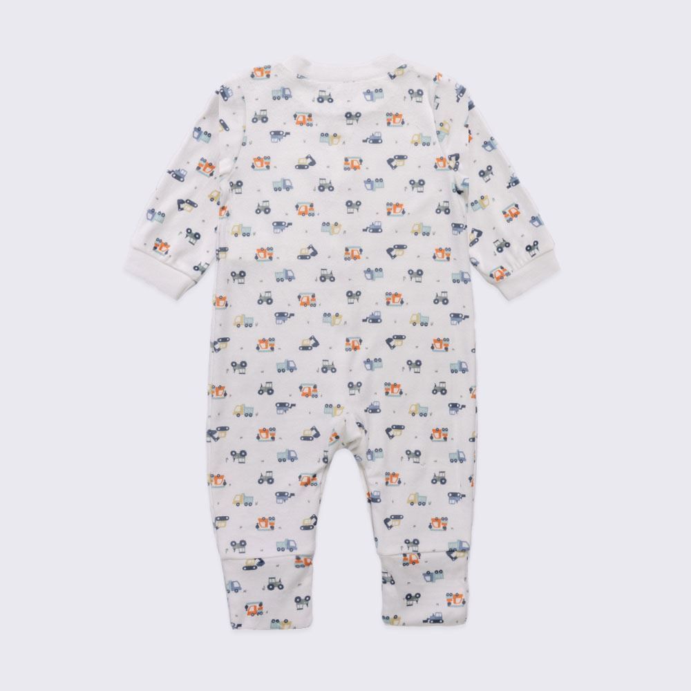 Macacão Bebê Menino Em Plush Com Pé Reversível Yoyo Baby