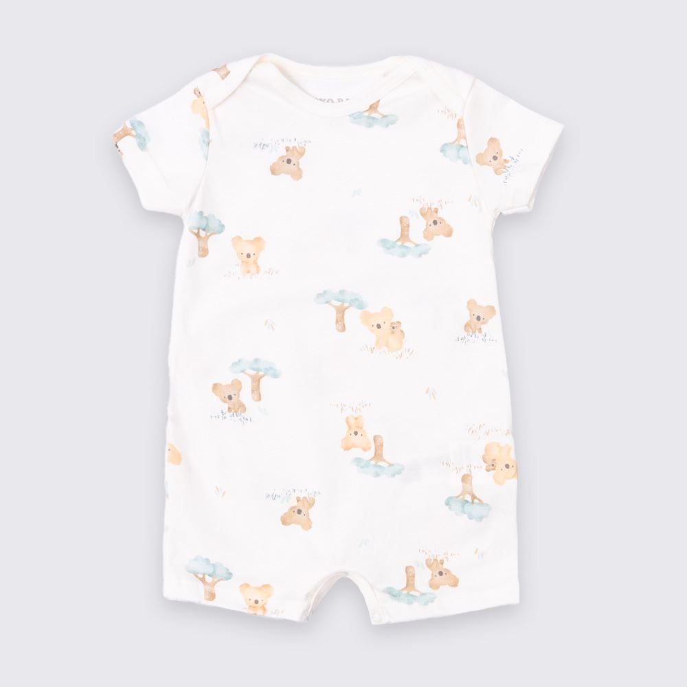 Macaquinho Bebê Menino Manga Curta Estampado Yoyo Baby