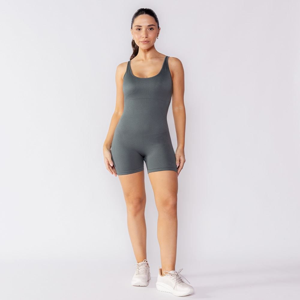 Macaquinho Fitness Feminino Sem Costura Scream