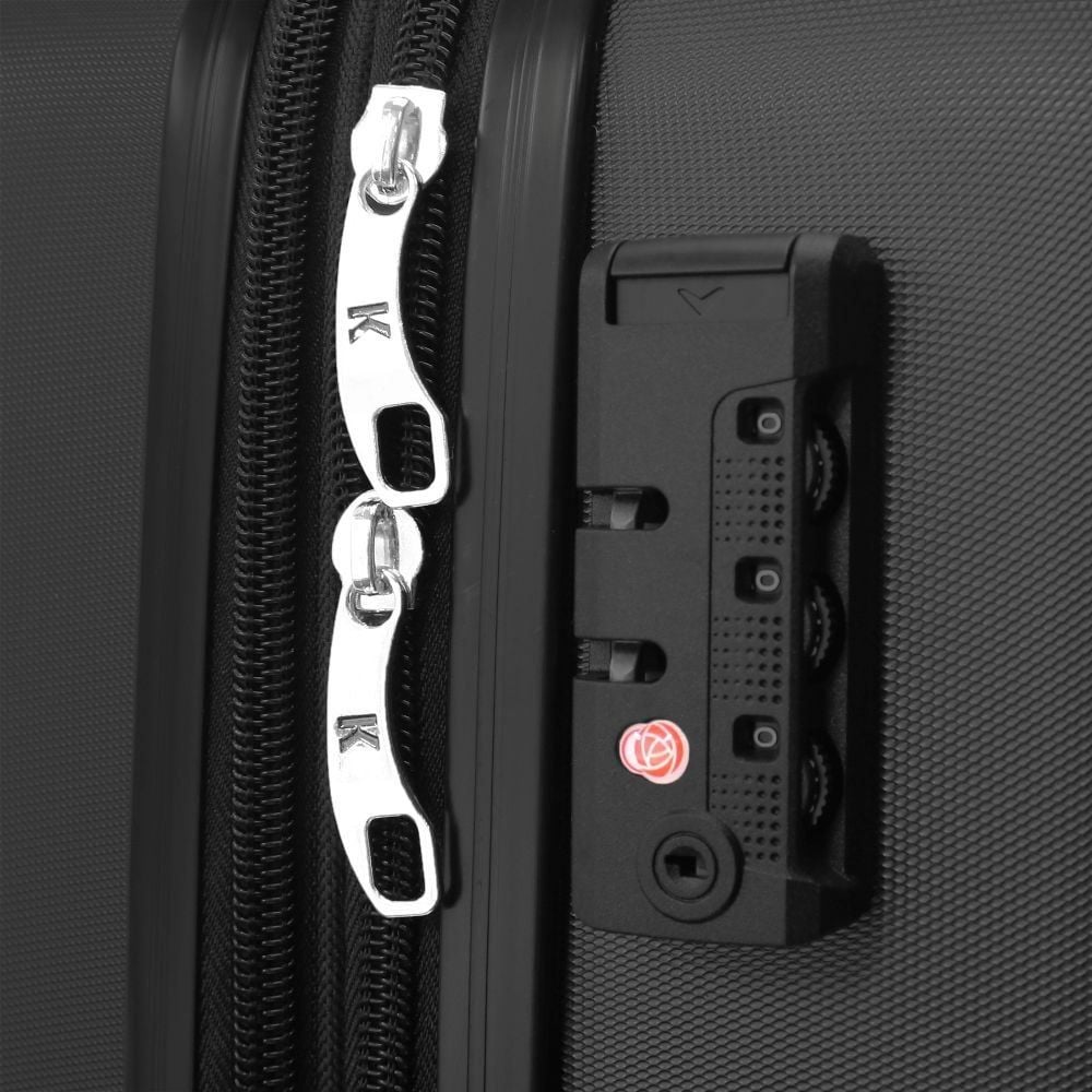 Mala de Bordo Milano Abs 360 Expansivo Koss - Preto