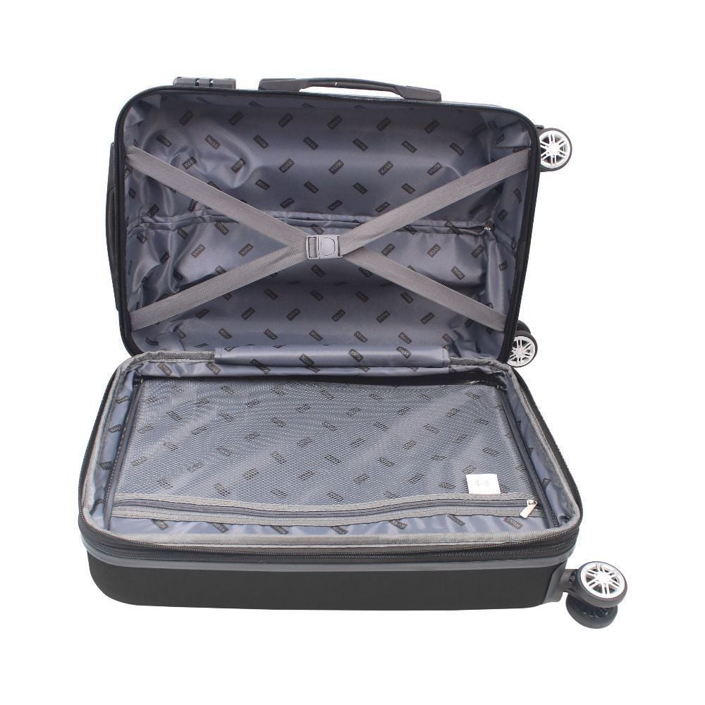 Mala de Bordo Milano Abs 360 Expansivo Koss - Preto