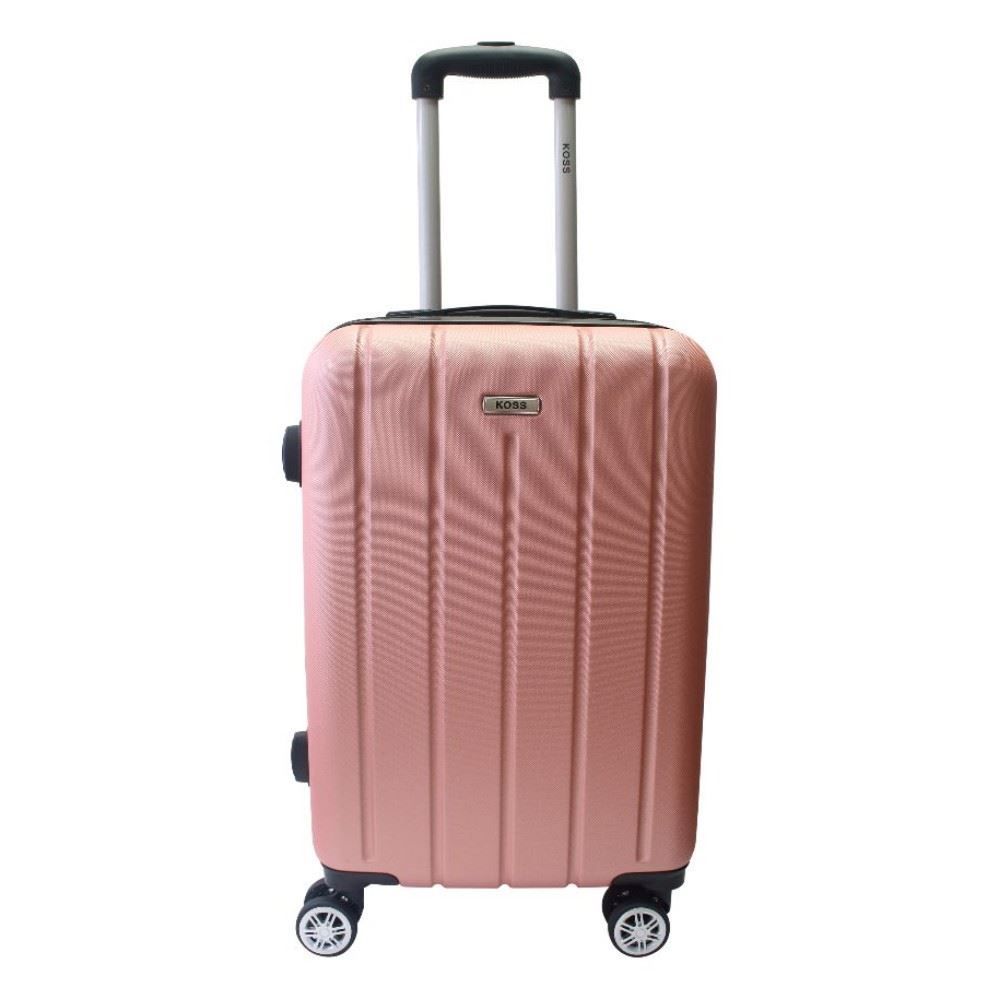 Mala de Bordo Milano Abs 360 Expansivo Koss - Rosa