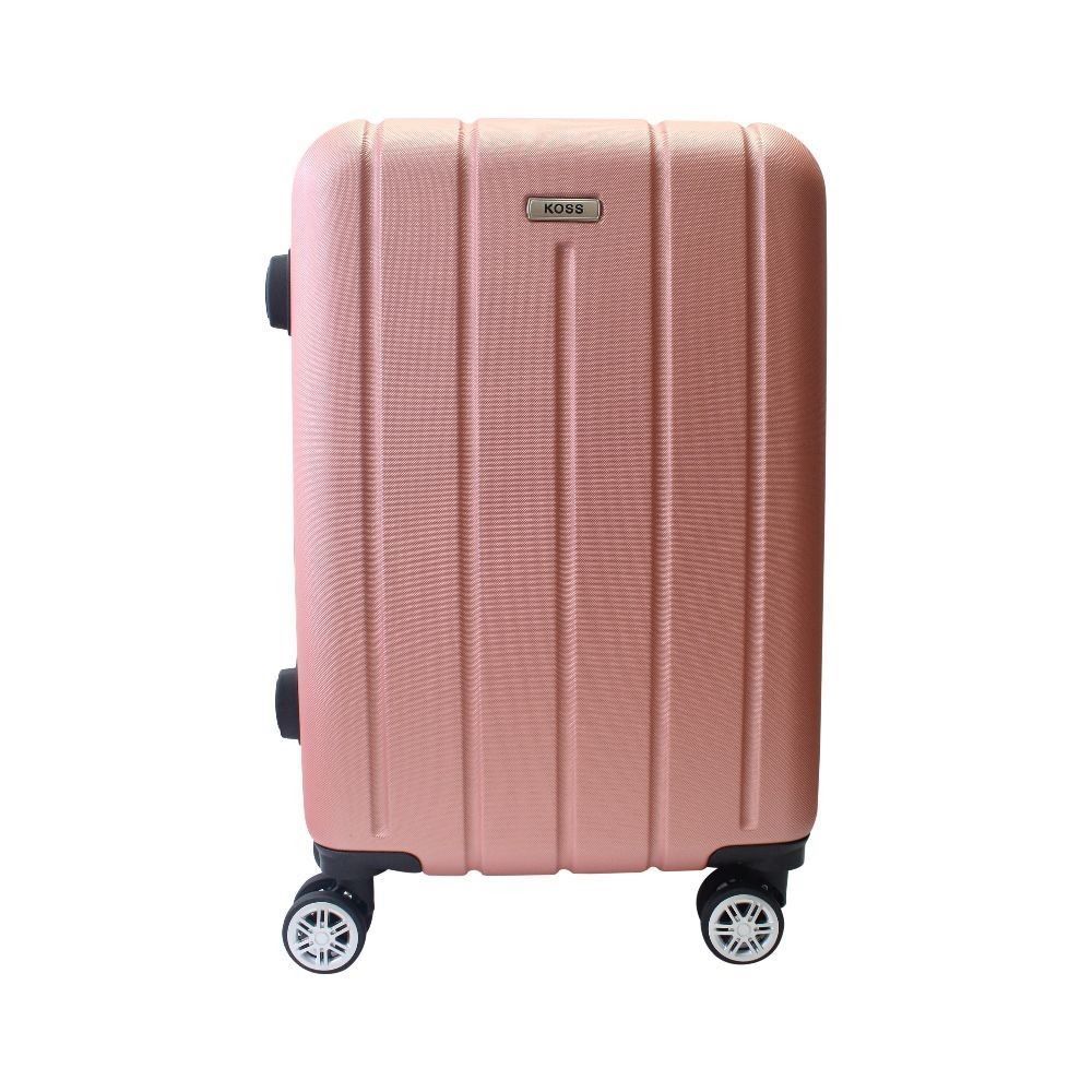 Mala de Bordo Milano Abs 360 Expansivo Koss - Rosa