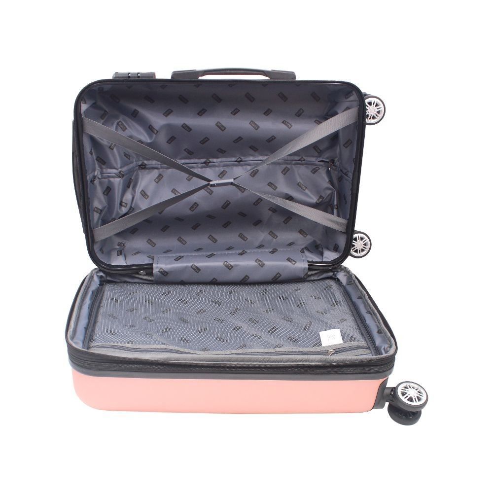 Mala de Bordo Milano Abs 360 Expansivo Koss - Rosa