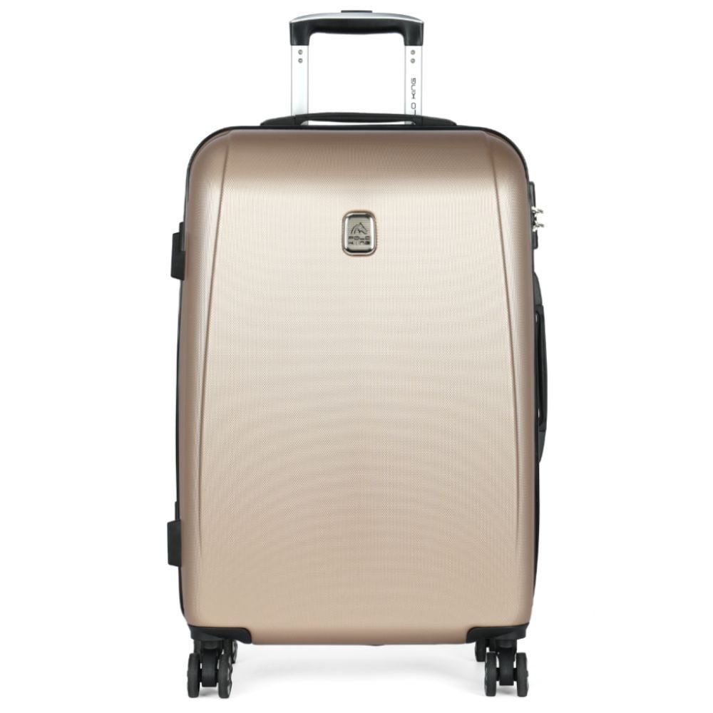 Mala De Viagem Grande Abs 360° Geneva Luxcel - Champanhe