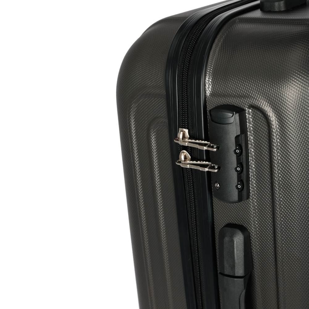 Mala De Viagem Grande Abs 360° Geneva Polo King - Grafite