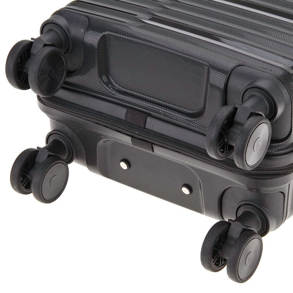 Mala de Viagem Média Giro 360° Plattinum 23Kg Tonin - Preto