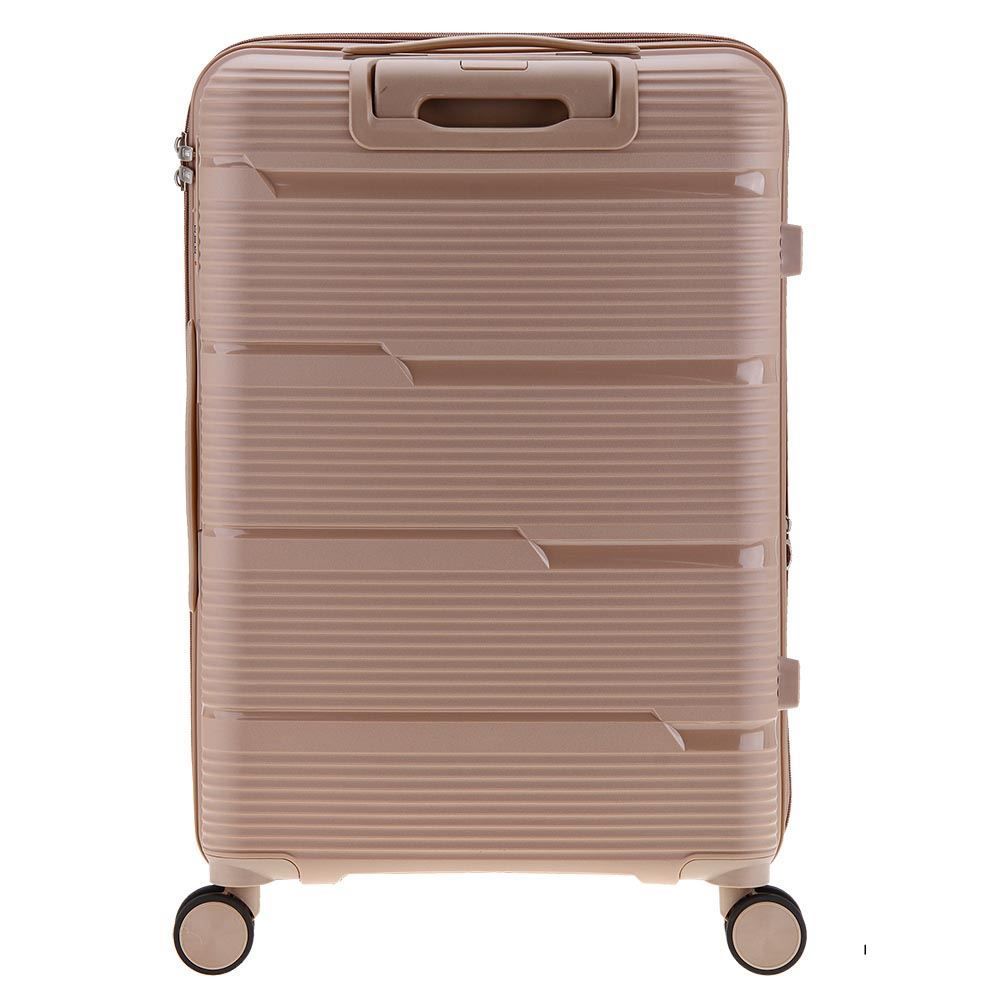 Mala de Viagem Média Giro 360° Plattinum 23Kg Tonin - Nude