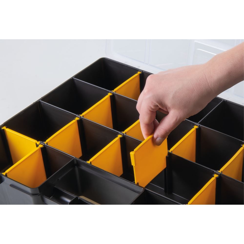 Maleta Plástica Organizadora 17" Tramontina Master Divisórias Móveis