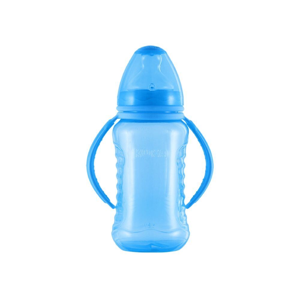 Mamadeira Aquarela Bico Grande 330Ml Kuka - Azul