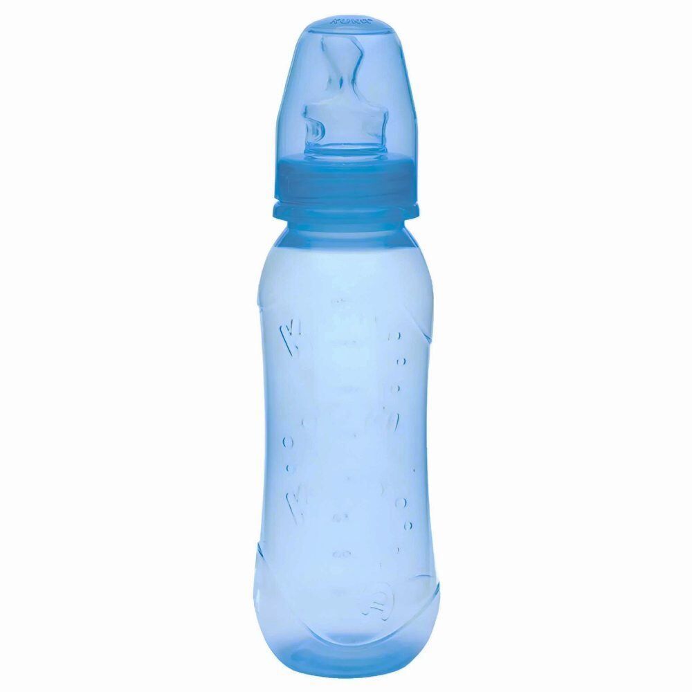 Mamadeira Aquarela Bico Ortodôntico 250Ml Kuka - Azul