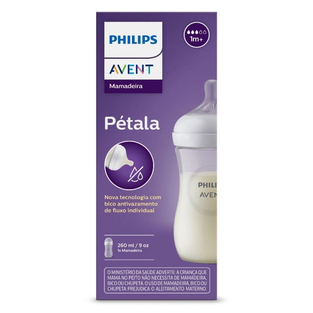 Mamadeira Pétala 260Ml Philips 3.0