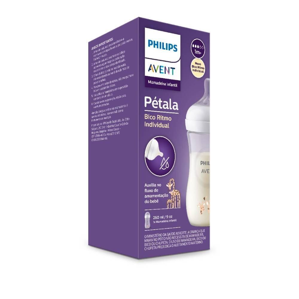 Mamadeira Pétala 3.0 Philips 260Ml - Girafa
