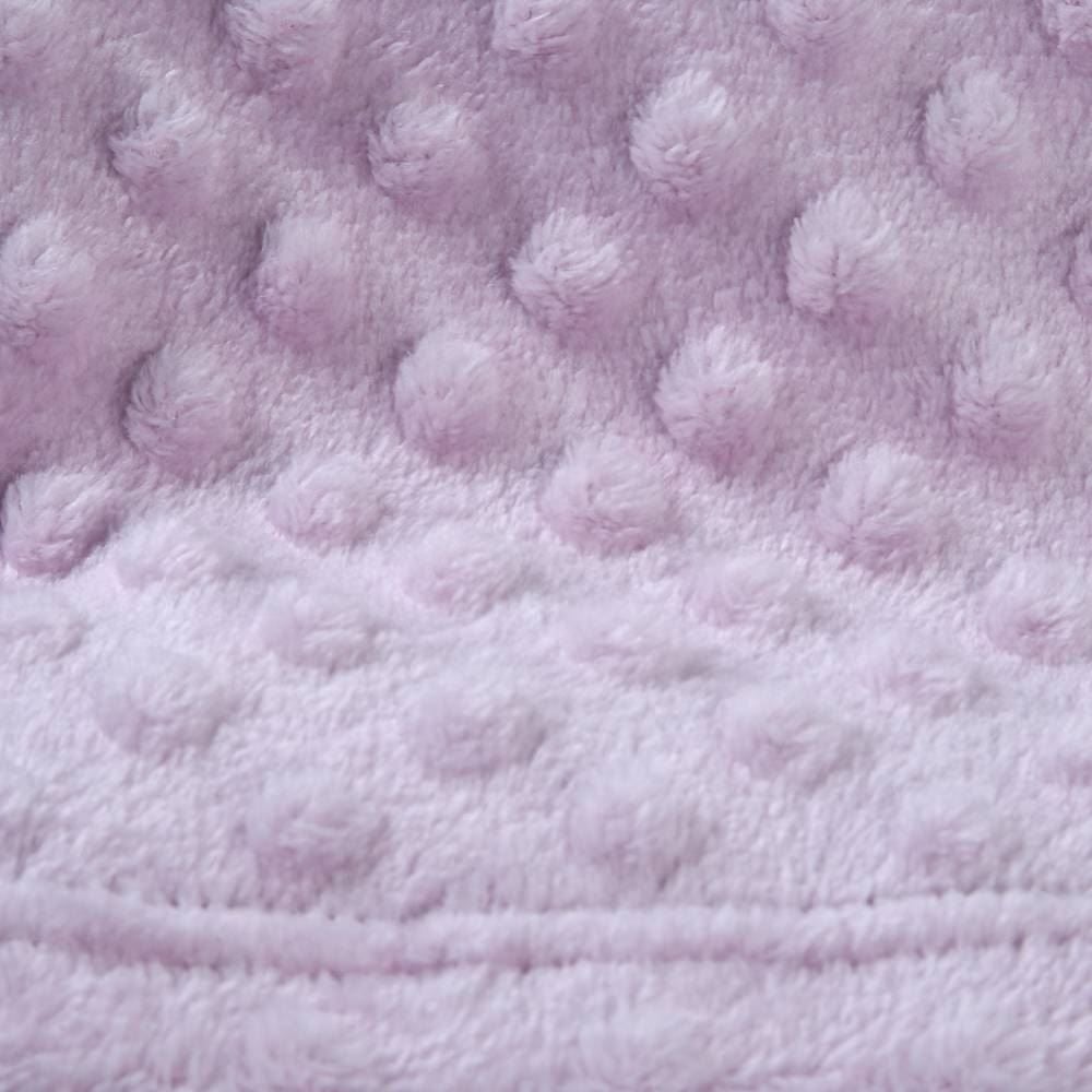Manta De Bebe Microfibra 100% Poliéster Pop Corn Havan Baby - Rose