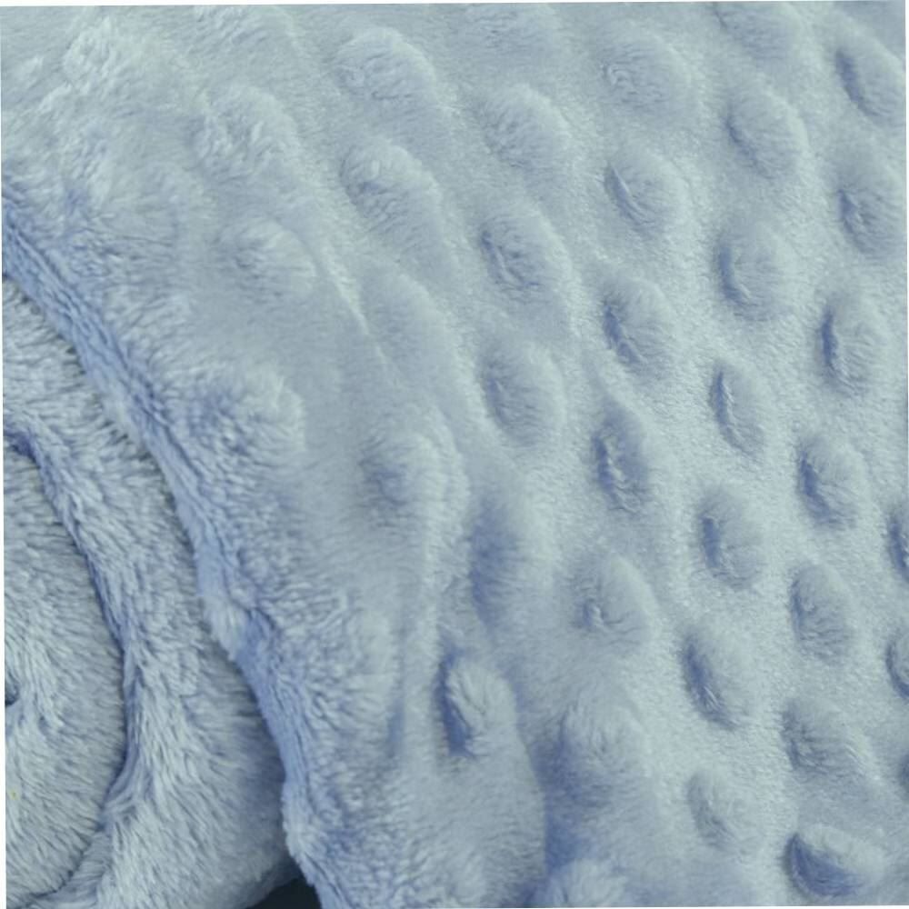 Manta de Bebê Microfibra 100% Poliéster Pop Corn Havan Baby - Azul