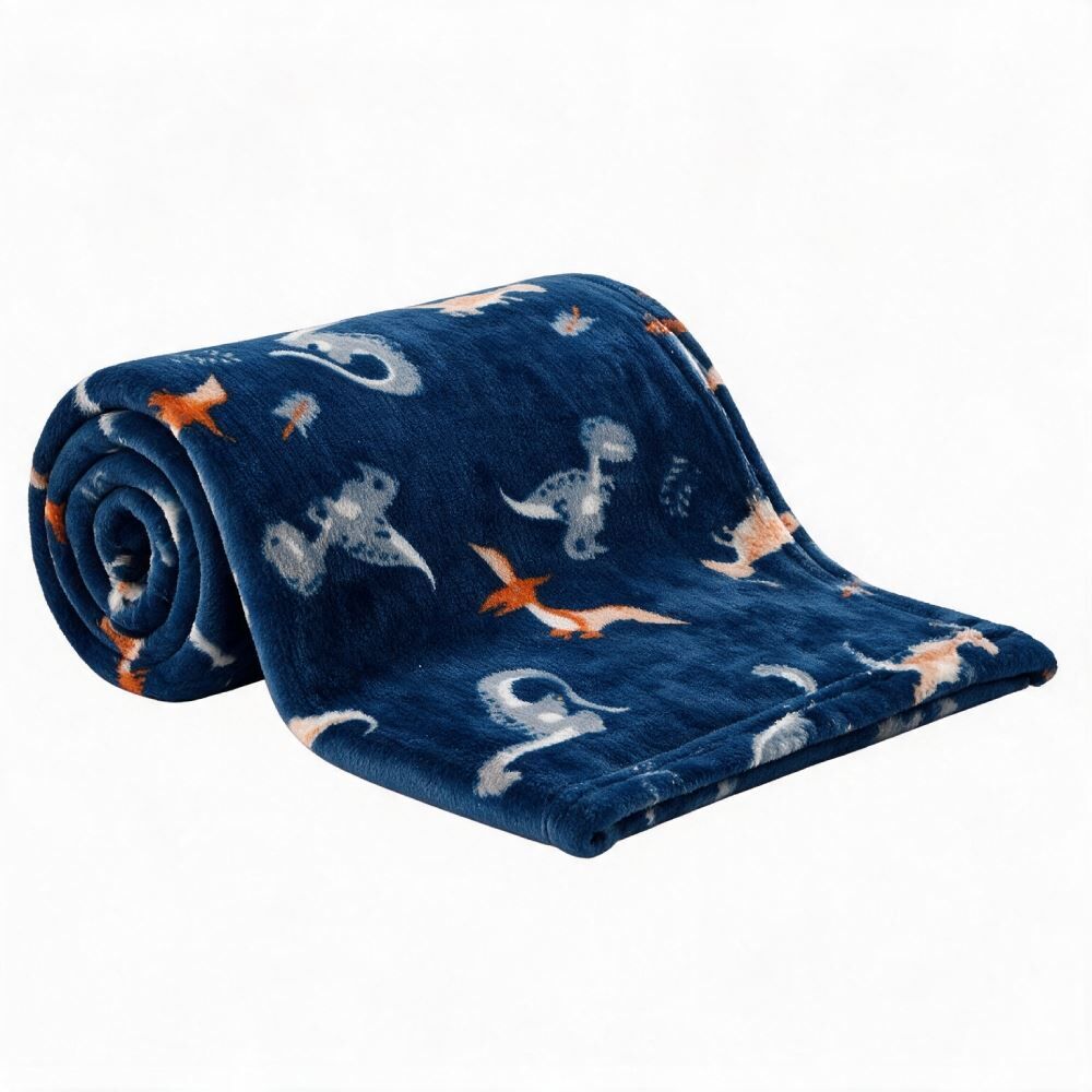 Manta de Bebê Microfibra 90X110cm Havan Baby 1 Peça - Mundo Dos Dinos