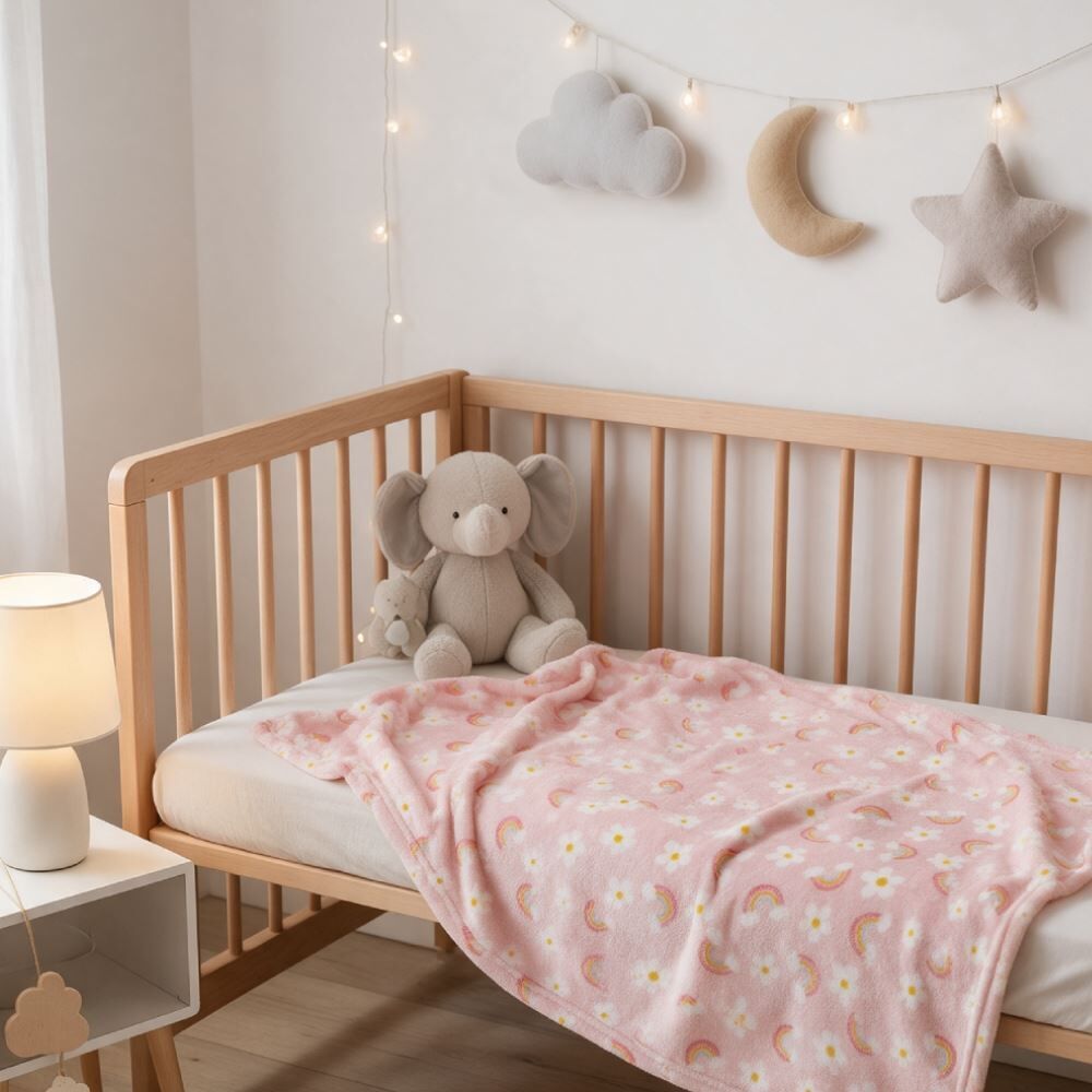 Manta de Bebê Microfibra 90X110cm Havan Baby 1 Peça - Encanto