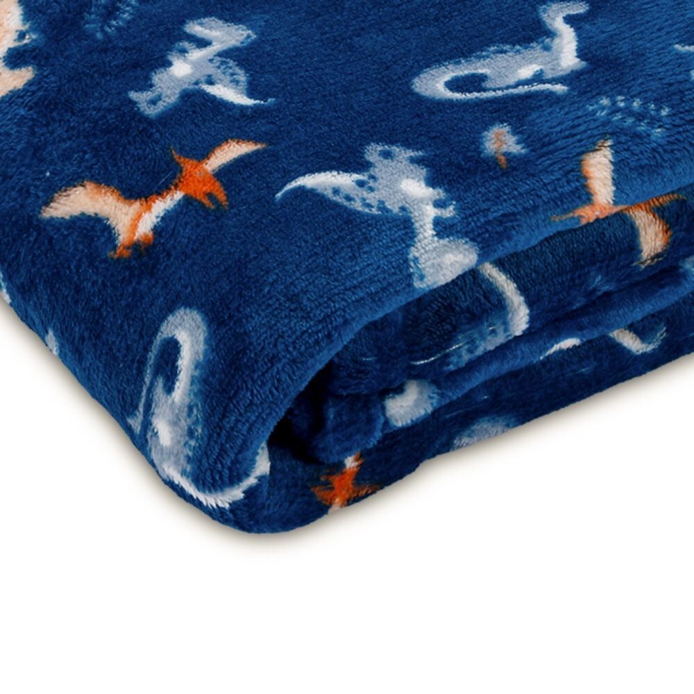 Manta de Bebê Microfibra 90X110cm Havan Baby 1 Peça - Mundo Dos Dinos
