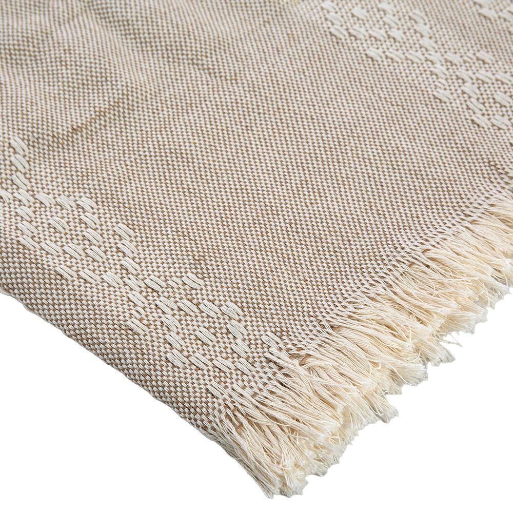 Manta de Sofá Império Jacquard 1,70X2,30M Havan Casa - Bege