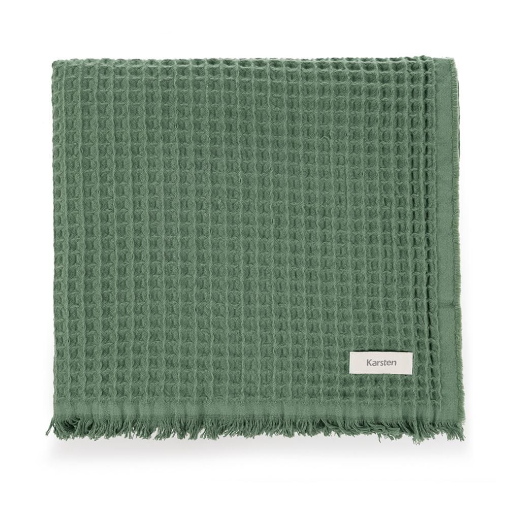 Manta Decorativa Denver 1,50X2,00 Karsten 100% Algodão - Musgo