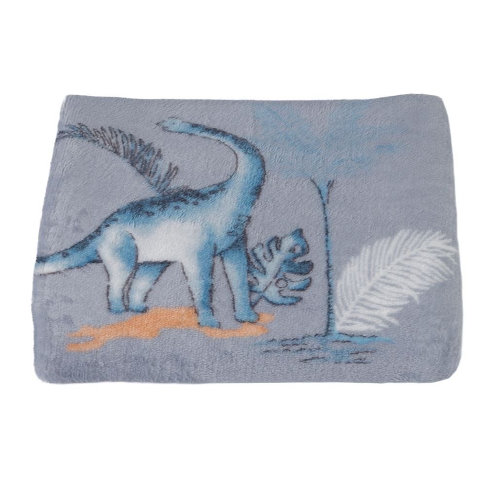 Manta Infantil Encantos Havan Kids - Jurassic Azul