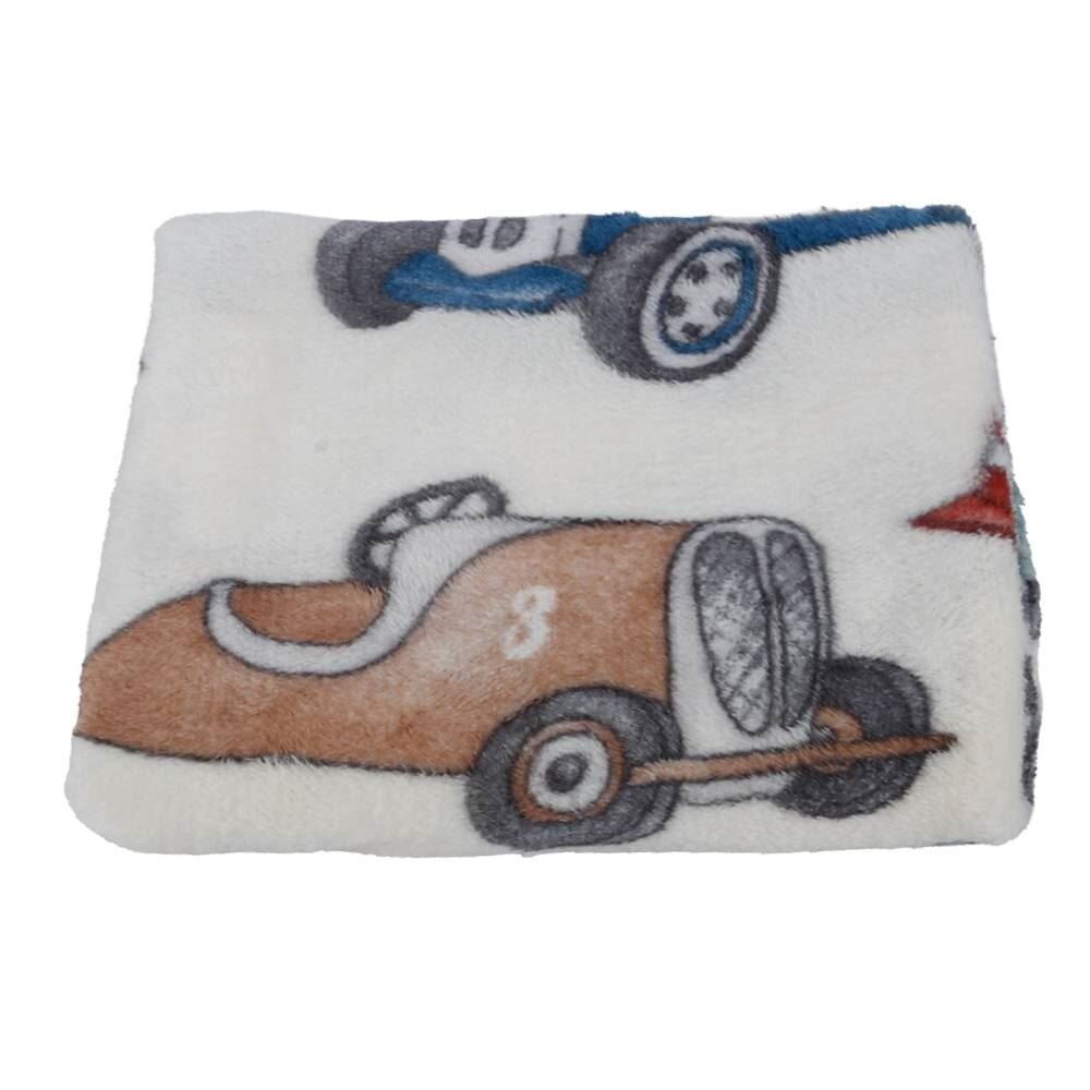 Manta Infantil Encantos Havan Kids - Race Cars