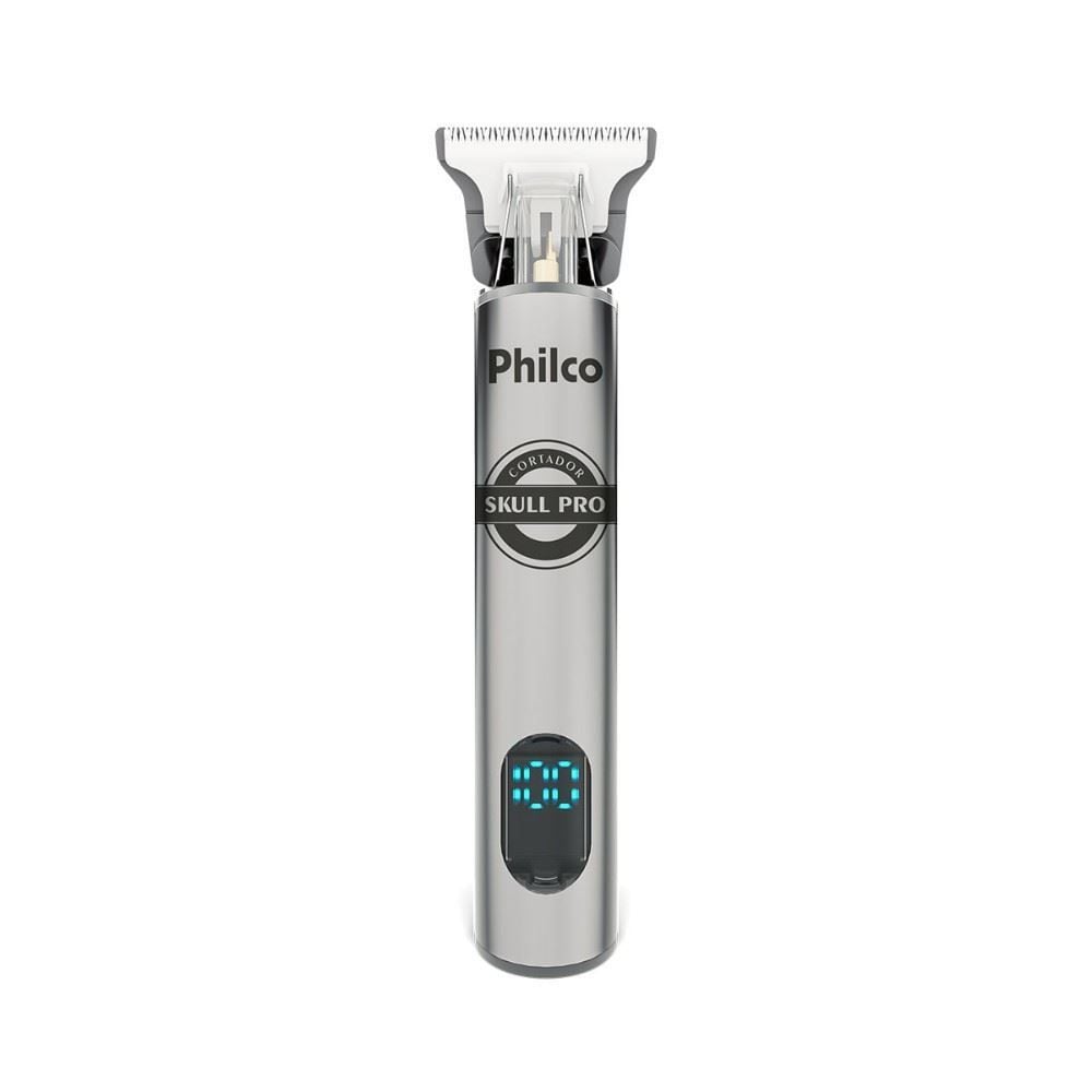 Máquina de Cortar Cabelo Philco Sem Fio com Display Led Pcre1 Bivolt