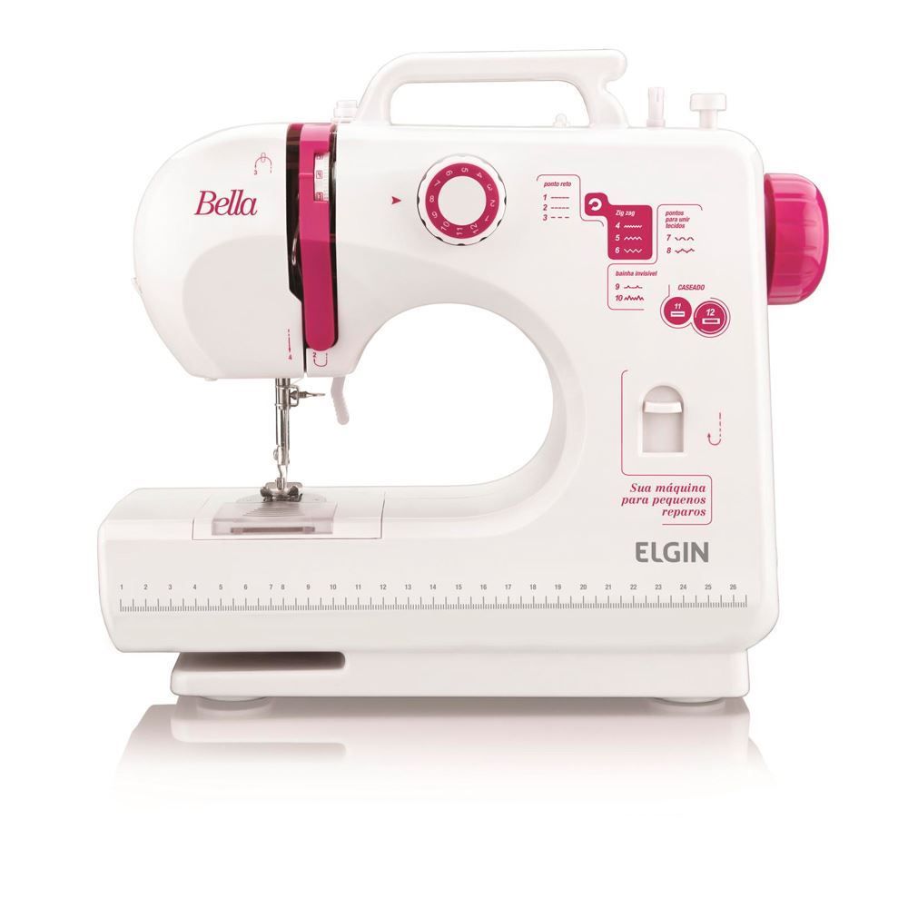 Máquina De Costura 6 Pontos Bella Bl-1200 Elgin - Bivolt