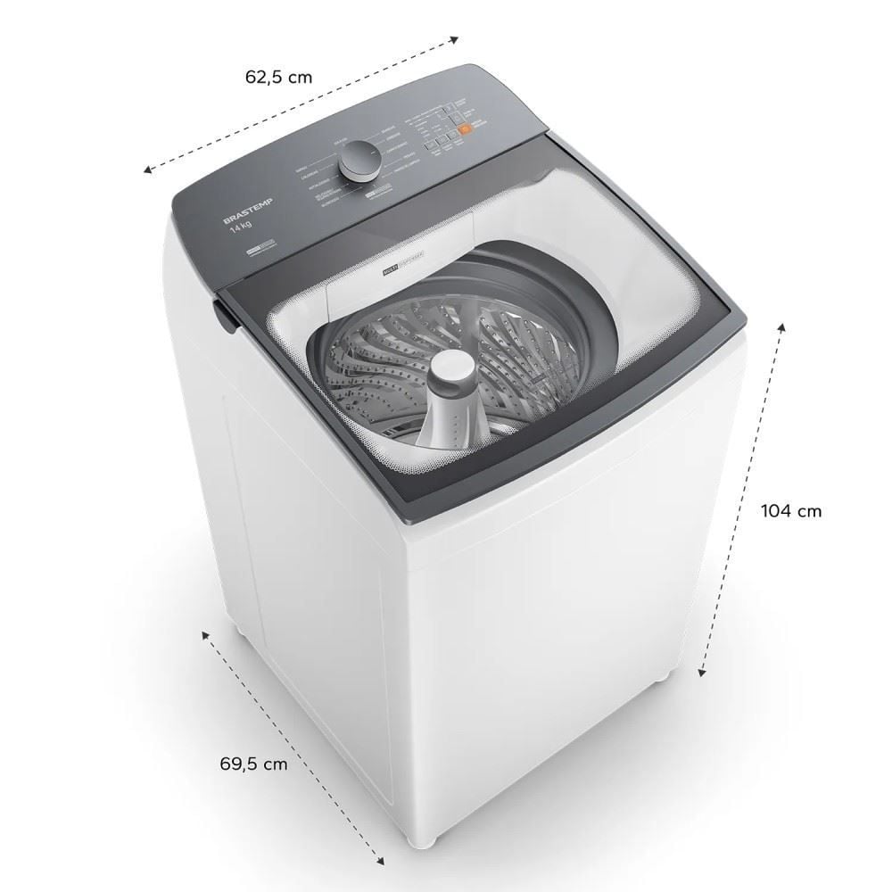 Máquina de Lavar Brastemp 14Kg branca BWJ14AB