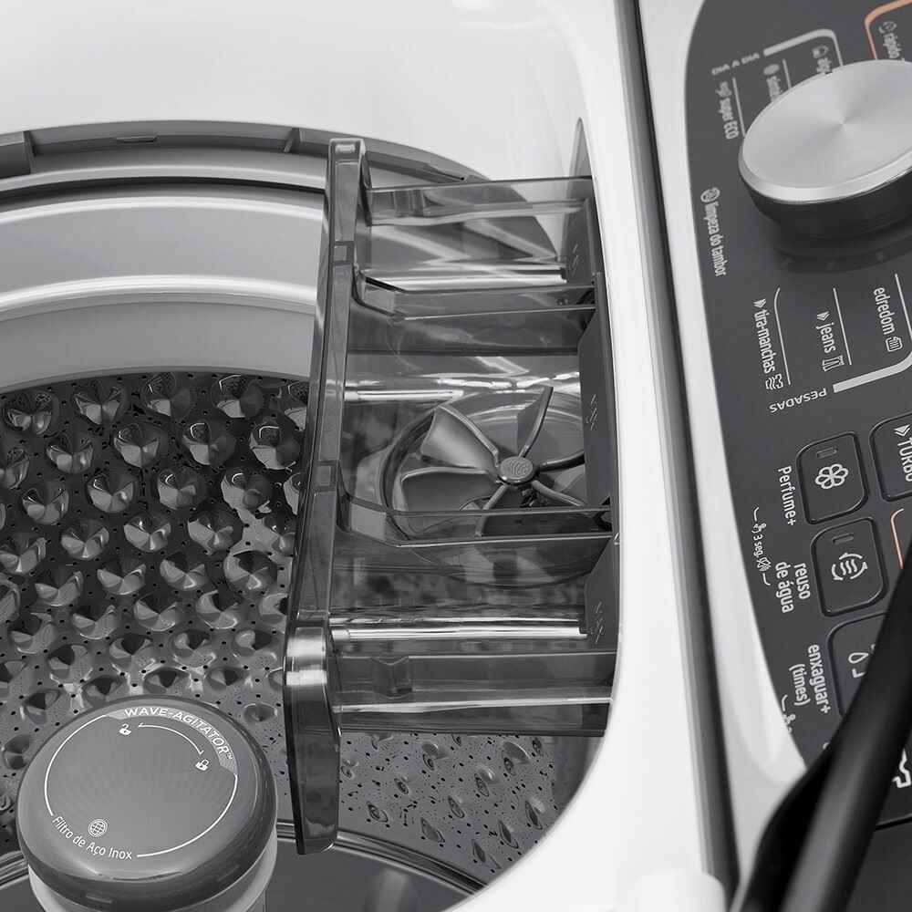 Máquina De Lavar Midea 13kg Branca Wave Agitator