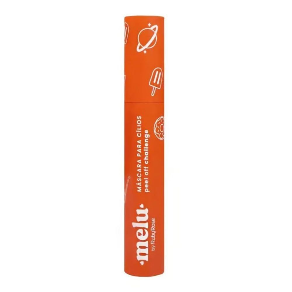 Máscara De Cílios Melu Challenge Peel Off Rr517 4,5G - Preto