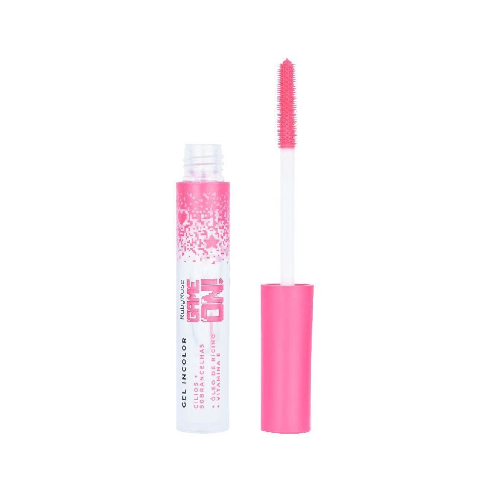 Máscara Incolor De Cílios E Sobrancelhas Game On Ruby Rose - 3,8ml