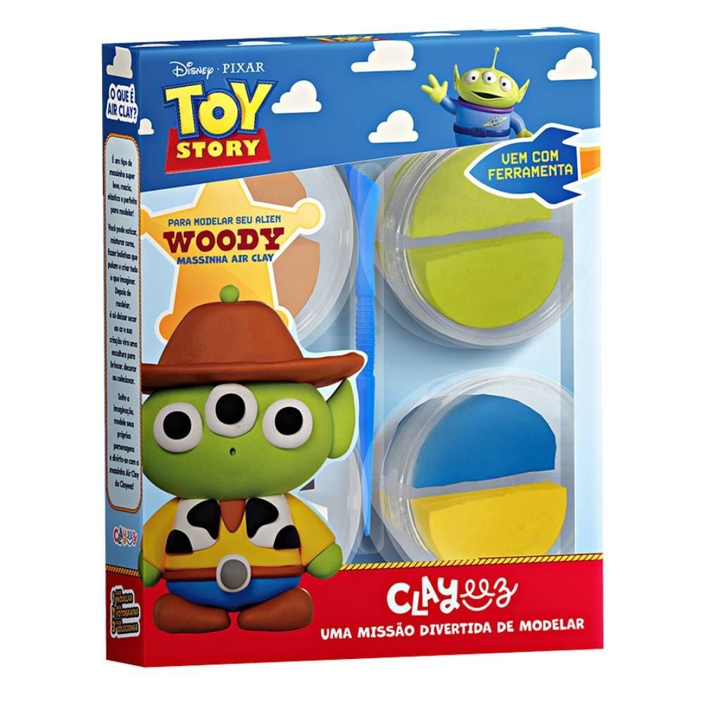 Massa para Modelar Clayeez Creative Toy Story Doce Brinquedo - Sortido