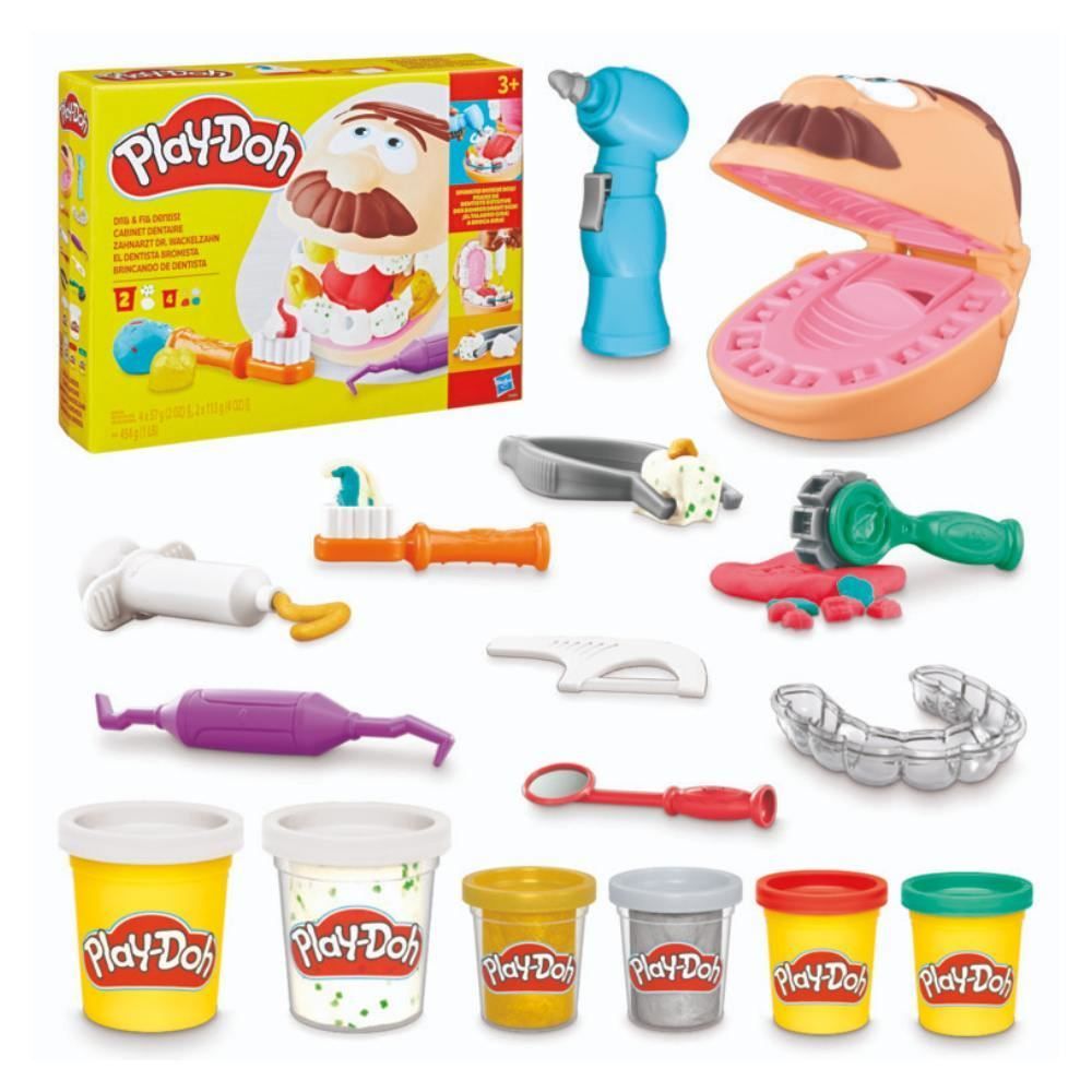 Massinha De Modelar Conjunto Play-Doh Dentista - F1259