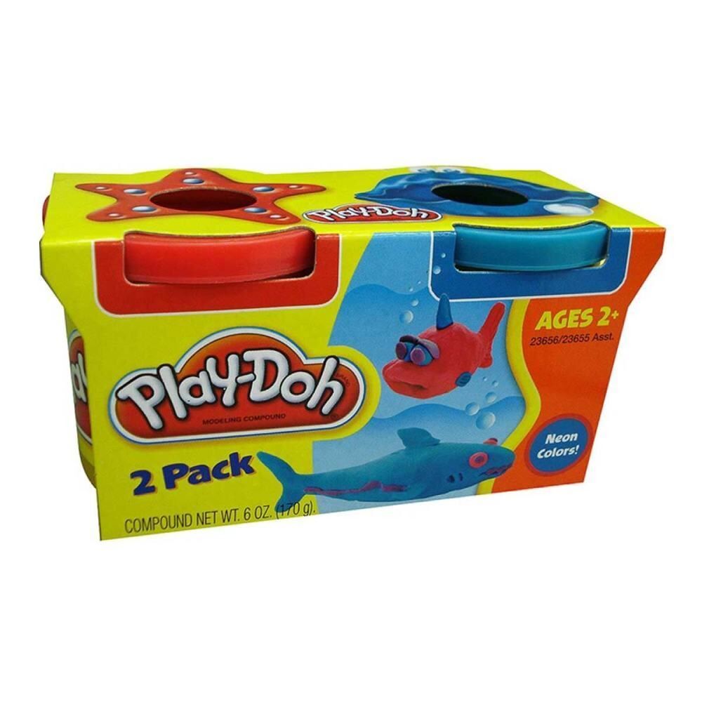 Massinha de Modelar 170G Play-Doh 2 Cores Hasbro - Colorido