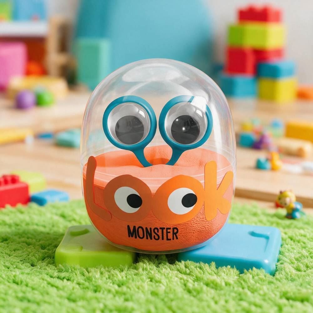 Massinha Stiica e Pula Look Monster 14G Doce Brinquedo - Sortido
