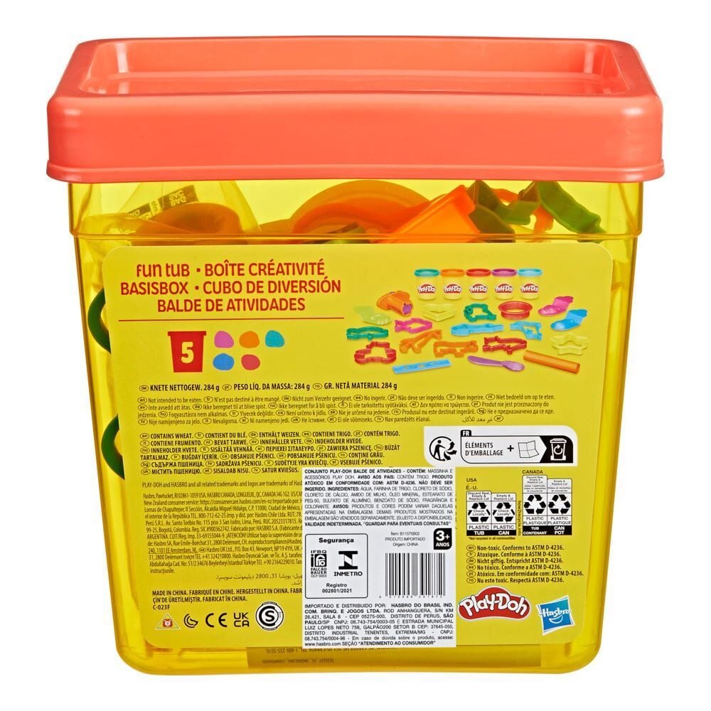 Massinha Play-Doh Balde de Atividades Habro