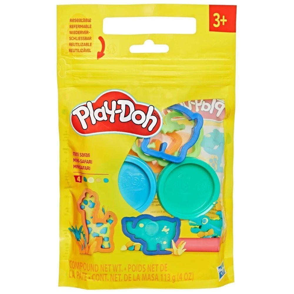 Massinha Play-Doh Mini Safari Hasbro - G0543