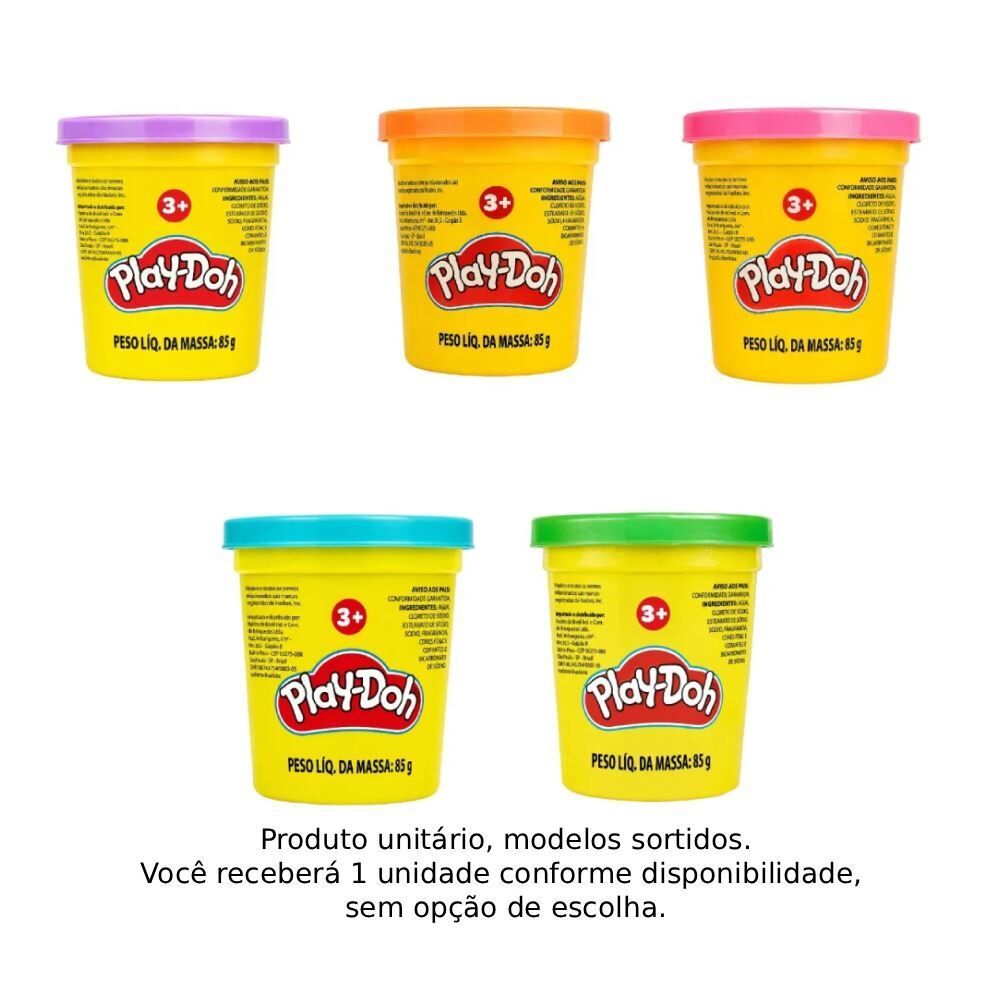 Massinha Play-Doh Pote Individual 85G - Sortido