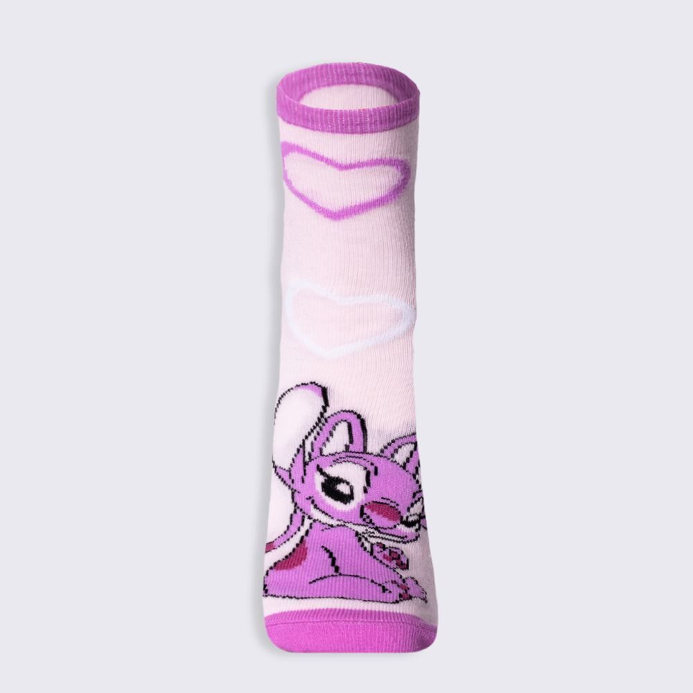 Meia Infantil Cano Longo Angel Disney