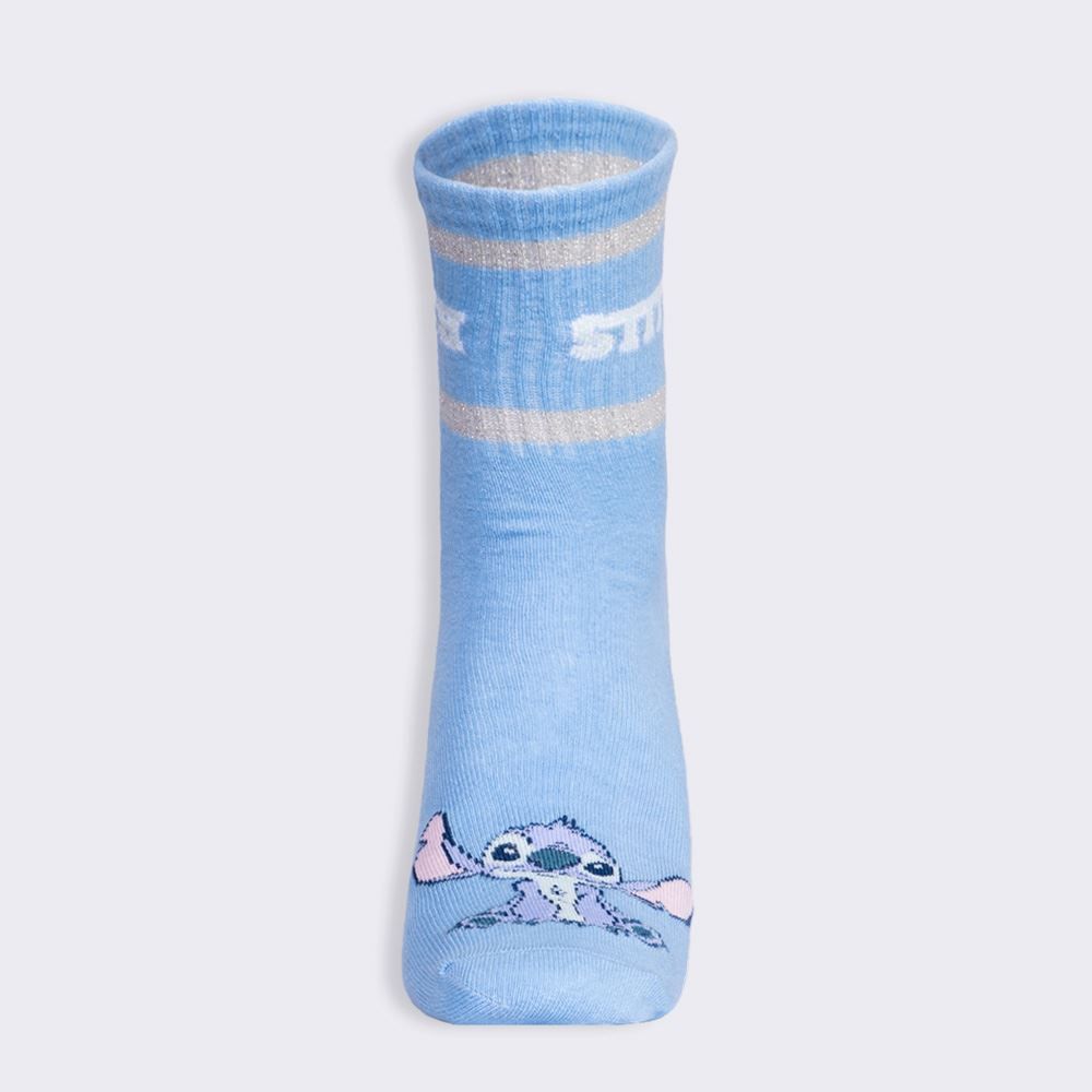 Meia Cano Longo Stitch Disney - 39/43