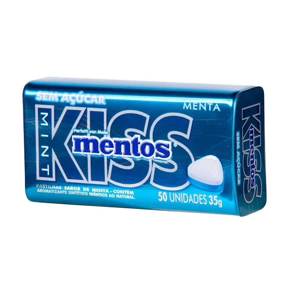 Mentos Kiss Mint Lata 35G