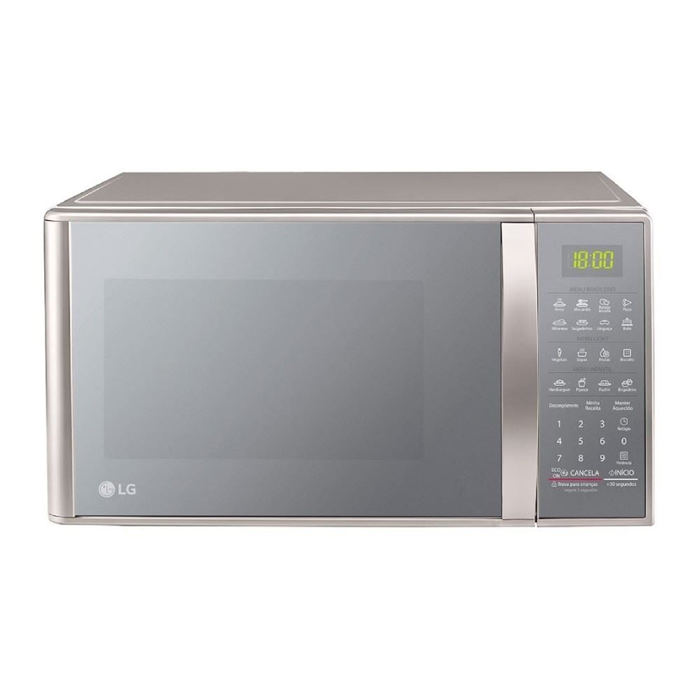 Micro-ondas LG 30 Litros Limpa Fácil MS3043BR