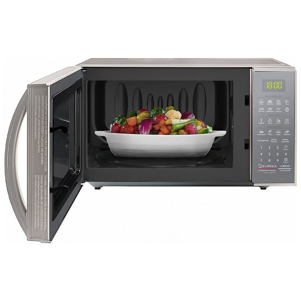 Micro-ondas LG 30 Litros Limpa Fácil MS3043BR