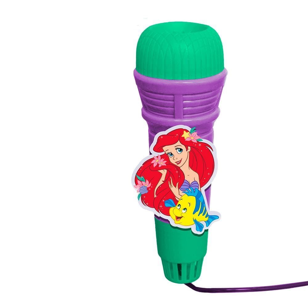 Microfone com Eco Grande 2D Princesas Etitoys