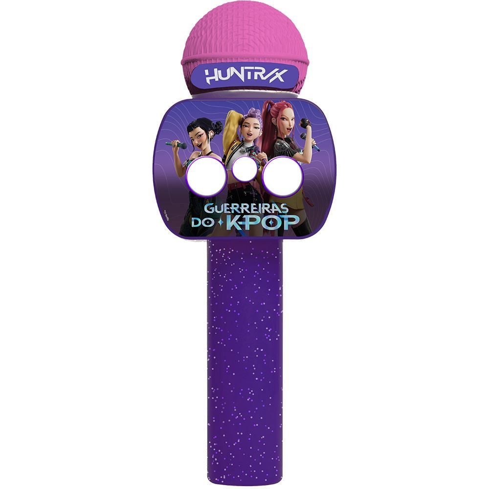 Microfone Musical com Bluetooth Guerreiras do K-Pop Candide Bateria Re