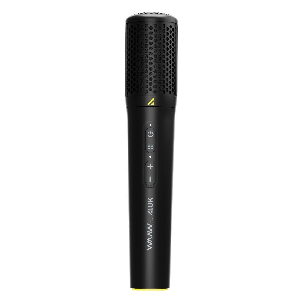 Microfone Wireless Bivolt Waaw Vocal 100 Pro Recarregável